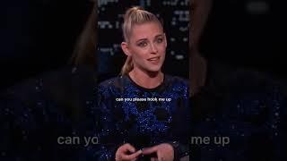 Kristen Stewart on her parent's reaction to Oscars nomination jimmy Kimmel #kristenstewart #oscar