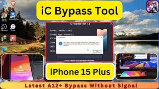 iPhone 15 Plus iCloud Activation Lock Bypass Without Signal | Anna Solution Zone | iC Bypass Tool |