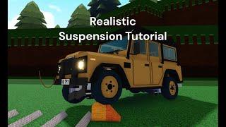 EASY Realistic suspension in Build A Boat For Treasure | Roblox