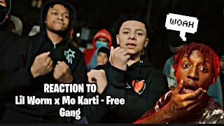 Reaction to Lil Worm x Mo Karti - FreeGang (Shot by BigApe TV)