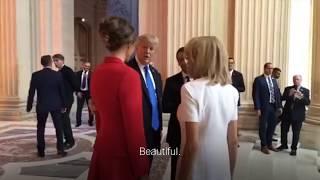 Trump to Brigitte Macron: 'you're in such great shape'