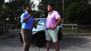 Bermuda car review - an electric Hummer!