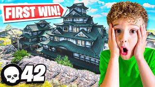 8 Year Old WINS First Game on ASHIKA ISLAND! Warzone 2 Season 2