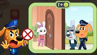 Sheriff Labrador's Safety Tips #34 - Do not Open the Door Strangers! - Babybus Games