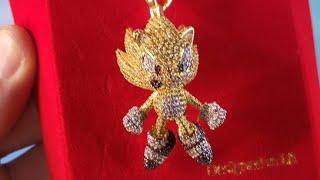 Gold Plated Super Sonic King Ice Necklace