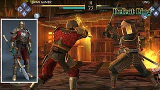 LEVEL 12 BOSS BATTLE BEAT LING SHADOW FIGHT 3 / shadow fight 3 how to defeat ling