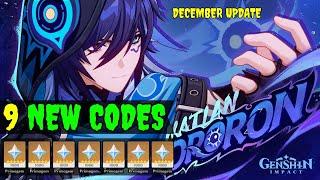 DECEMBER New!! GENSHIN IMPACT REDEEM CODES 2024 - GENSHIN IMPACT CODES 2024 - GENSHIN CODES