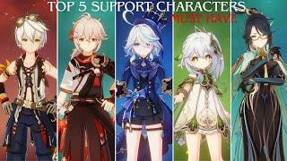 Top 5 support characters you must have Before Fontain Ends | #genshinimpact