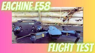 Eachine E58 Folding Quadcopter Drone Flight Test Video