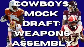 DALLAS COWBOYS MOCK DRAFT: WEAPONS ASSEMBLY | The Sports Brief Podcast