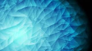 Abstract Blue Polygonal Design Screensaver 4K