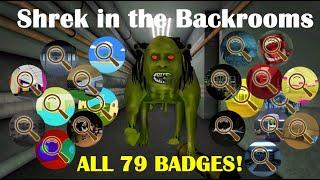 NEW LEVELS | Shrek in the Backrooms All 79 Badges Walkthrough