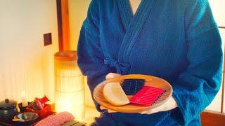 ASMR Dry Head Spa Roleplay (Eng Sub) Japanese Relaxation Salon