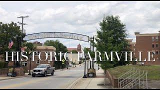 WALKING: Main Street of Historic Downtown Farmville, VA