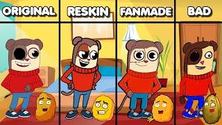 Friday Night Funkin' - TWIDDLEFINGER (Original vs Bad vs Fanmade vs Reskin)