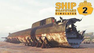 Кладбище Кораблей - Распил Подводной Лодки Курск - Submarines DLC - Ship Graveyard Simulator 2