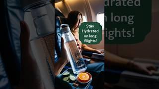 How to Stay Hydrated on Long Flights