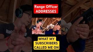 Range Officer Gives a Master Class on Grip (ONLY TO LEARN My Hand Doesnt Work) #shorts #funny #viral
