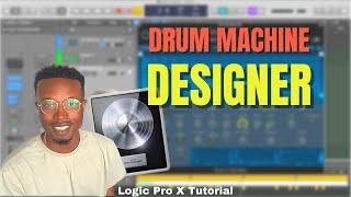 Logic Pro X DRUM MACHINE DESIGNER tutorial