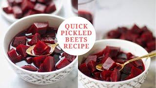 Refrigerator pickled beets| Quick pickled beets recipe | Refrigerator pickled beets no sugar recipe