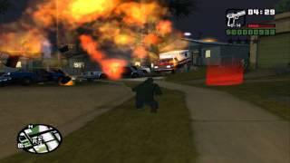 Grand Theft Auto San Andreas EXPLOSIONS!!