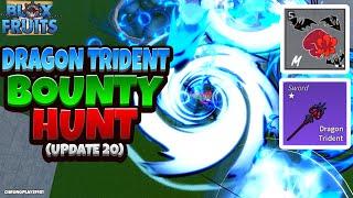 NEW Dragon Trident + Sanguine Art is OP! (Update 20 Blox Fruits Bounty Hunting)