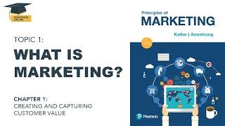 Topic 1: What is Marketing? by Dr Yasir Rashid, Free Course Kotler and Armstrong [English]