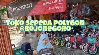 TOKO SERBA PANTES (TOKO SEPEDA DI BOJONEGORO) adek caca minta sepeda buat liburan dirumah