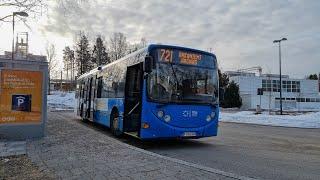 Scania Lahti Scala HelB 615 ZF Ecomat, line 721 Koskelan varikko - Koivukylä, Helsinki/Vantaa