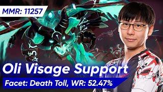 OLI VISAGE SUPPORT DEATH TOLL 7.37c | Dota 2 Pro Gameplay