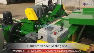 veneer peeling machine line Автоматическая линия для производства лущеного шпона Станки лущильные