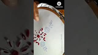 Hand Embroidery: Awesome Neckline Knots Lazy Daisy Stitch For Dress Design #sorts #passionvlog