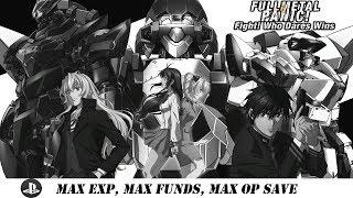 [PS4] Full Metal Panic! Fight! Who Dares Wins! | Max Exp, Max Funds, Max OP Save