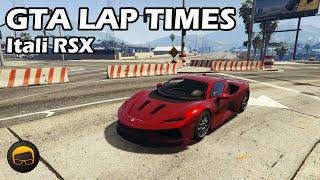 Fastest Sports Cars (Itali RSX & Veto Karts) - GTA 5 Best Fully Upgraded Cars Lap Time Countdown