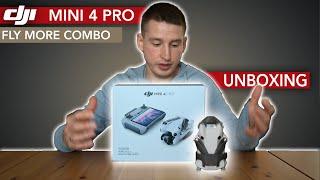 DJI MINI 4 PRO Fly More Combo - Detail UNBOXING