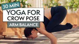 Arm Balance Yoga Flow for Kakasana Crow Pose | Arm Balance Series with Charlie Follows