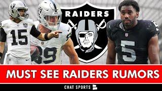 MUST SEE Raiders Rumors Heading Into NFL Week 3 Against The Panthers