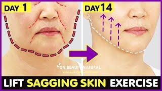 Lift Sagging Skin Exercise | Reduce Nasolabial folds, Marionette lines, Lip Lines and Neck lines.