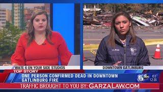 Body of unidentified person found in damaged building after Downtown Gatlinburg fire