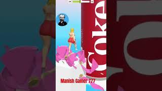 squeezy girl Coca cola game #games #funny #cartoon #gaming #viralvideo