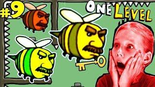 HOW to ESCAPE FROM PRISON in the game One LEVEL 2 #9! Angry BEE cartoon game