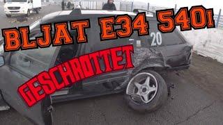 BMW E34 Drift macht so macht so und Unfall , Missleday bei drift.de pisdetz