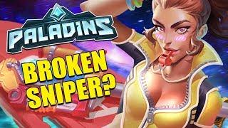 Is this the most OP sniper in any FPS game? - Paladins Kinessa Gameplay