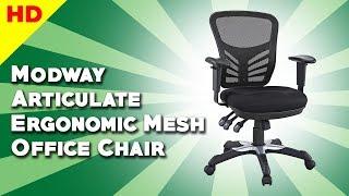 Modway Articulate Ergonomic Mesh Office Chair in Black