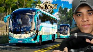 VIAGEM EM DUPLA COM ÔNIBUS DA VIAÇÃO SANTAFÉ! - EURO TRUCK SIMULATOR 2