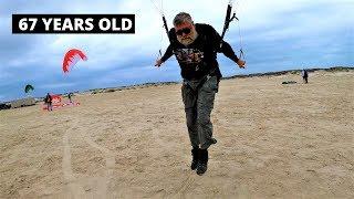 67 Year Old Rocks SUPER Skills!!! Paramotor Super Training By Dell Schanze!!