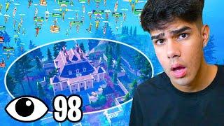 100 Playeri in cea mai *MICA* locatie din Fortnite