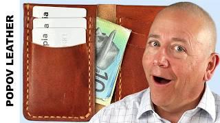 Popov Vertical Leather wallet; CLASSIC goodness!