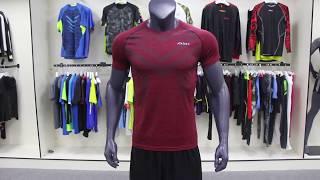 Multi-functional tight men's fashion comfort sports T-shirt gym shirt ， fitness