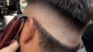 Como fazer degradê mid fade | corte pompadour